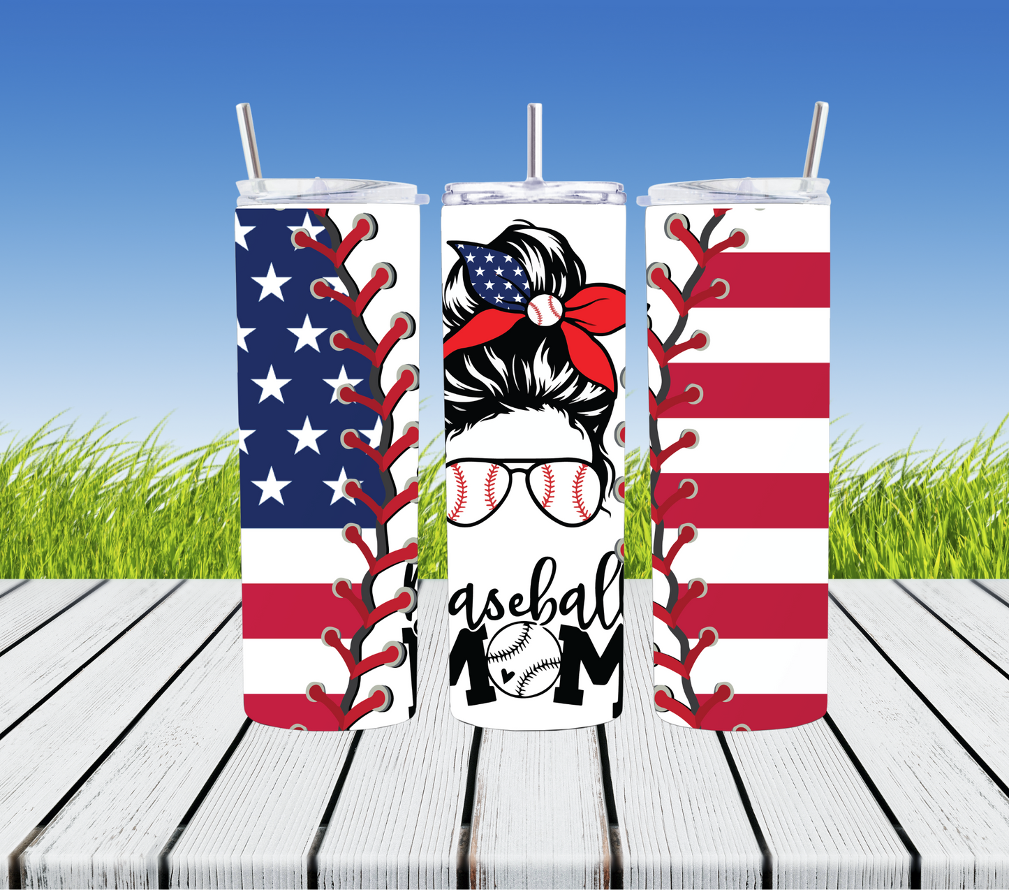 Baseball Mom tumbler 20oz