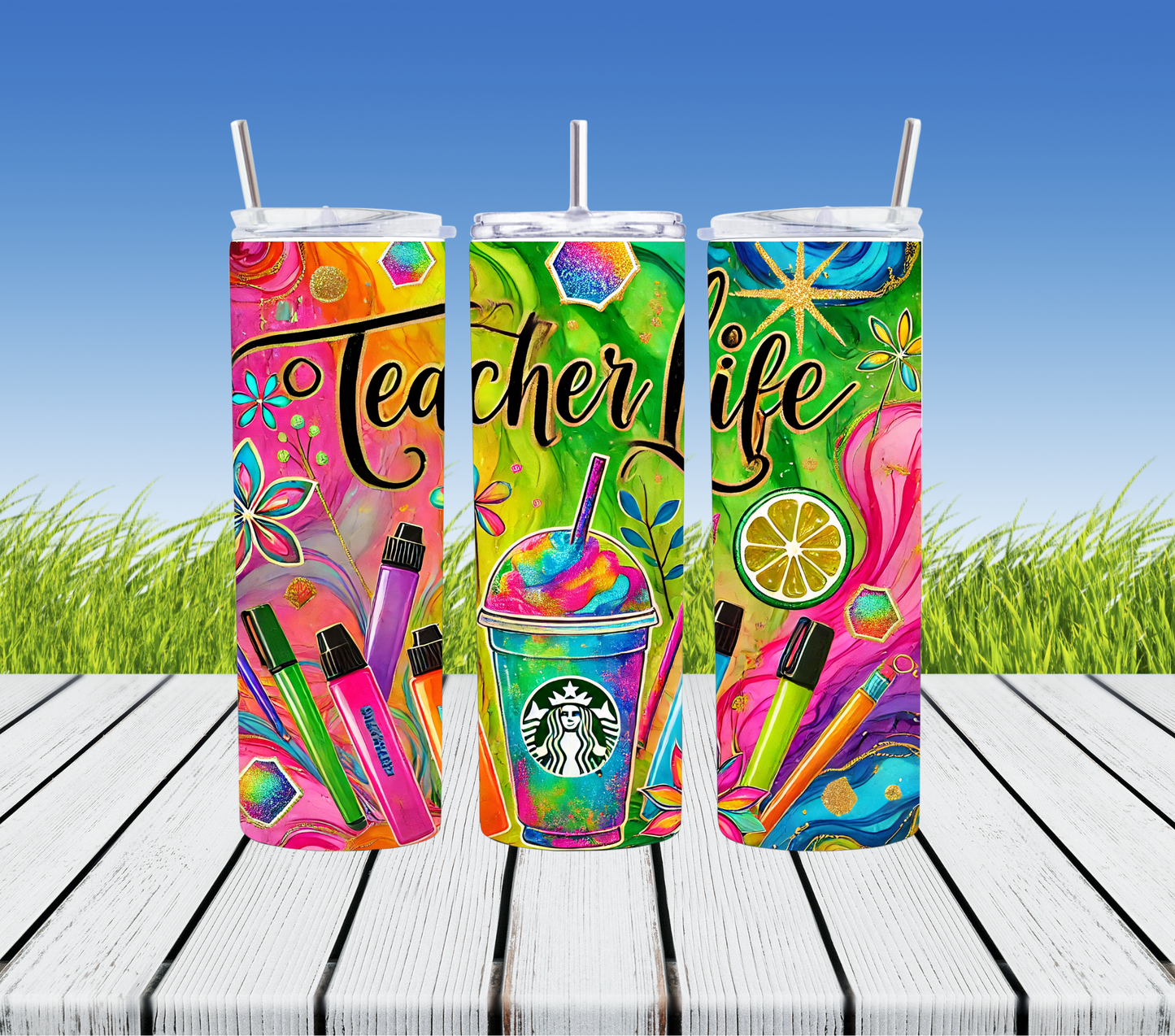 Teacher life tumbler 20oz