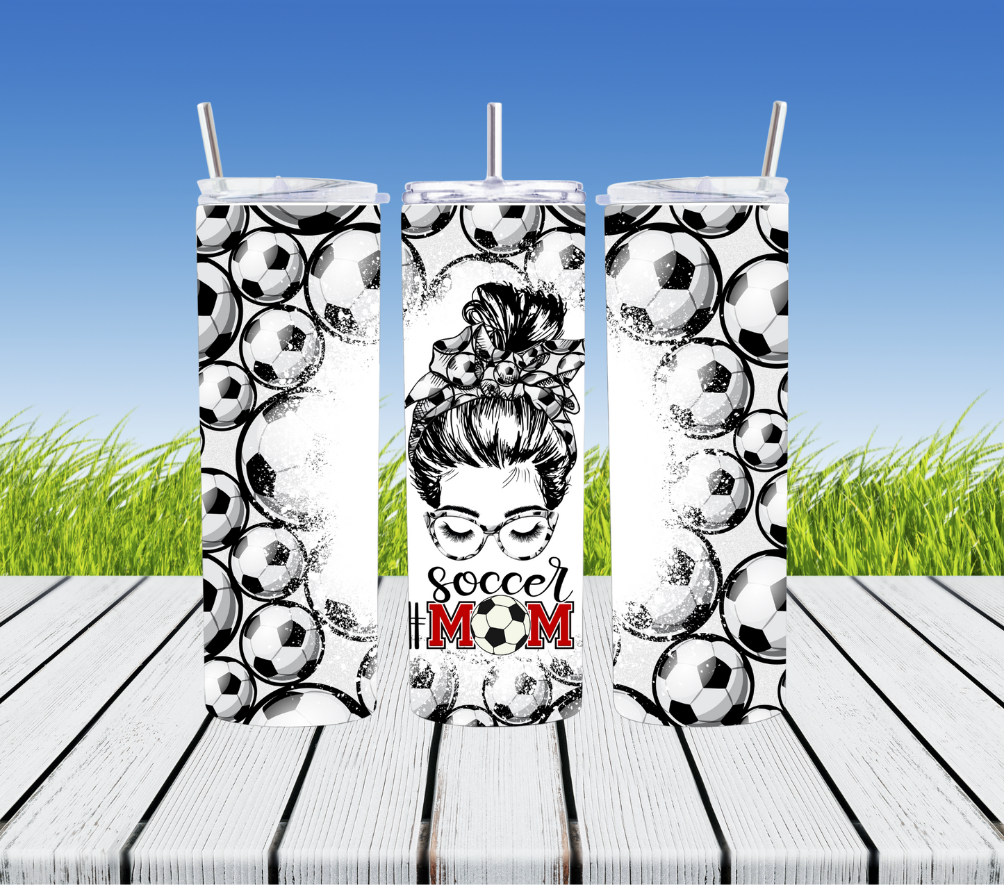 Soccer Mom tumbler 20oz