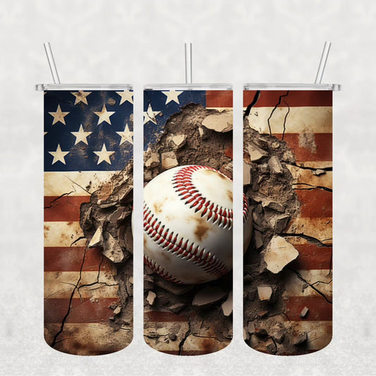 Baseball Tumbler