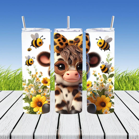 Bee Cow Tumbler