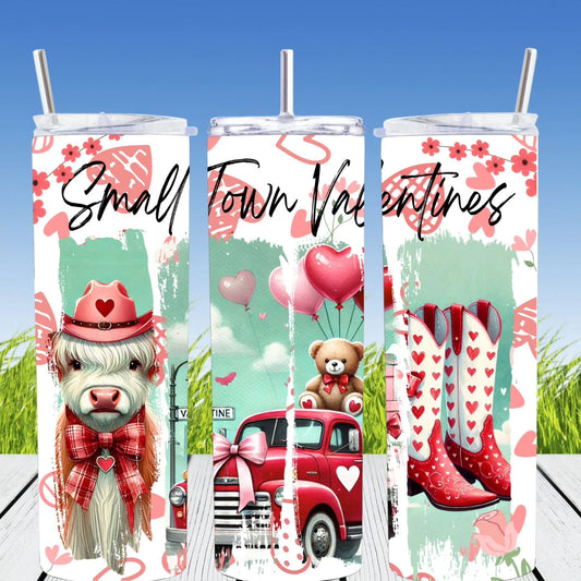 Small Town Valentines Tumbler