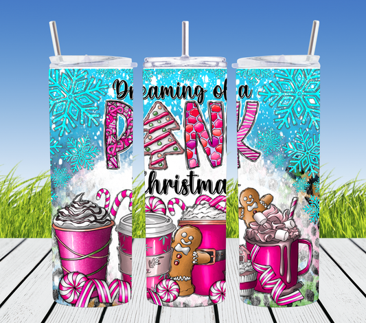 Christmas pink coffee