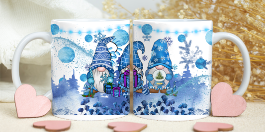 Christmas gnome mug 15oz