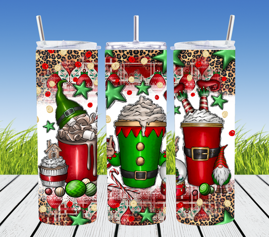 Chritmas coffee tumbler