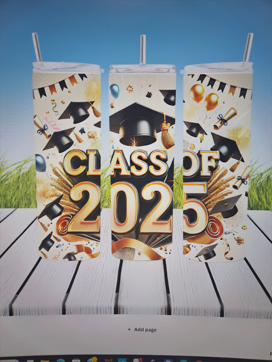 Class of 2025 tumbler