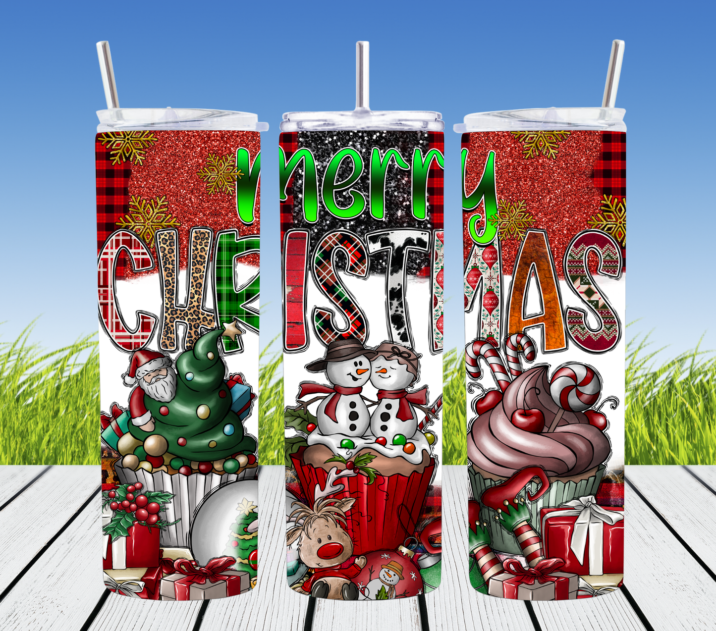 Christmas merry christmas tumbler